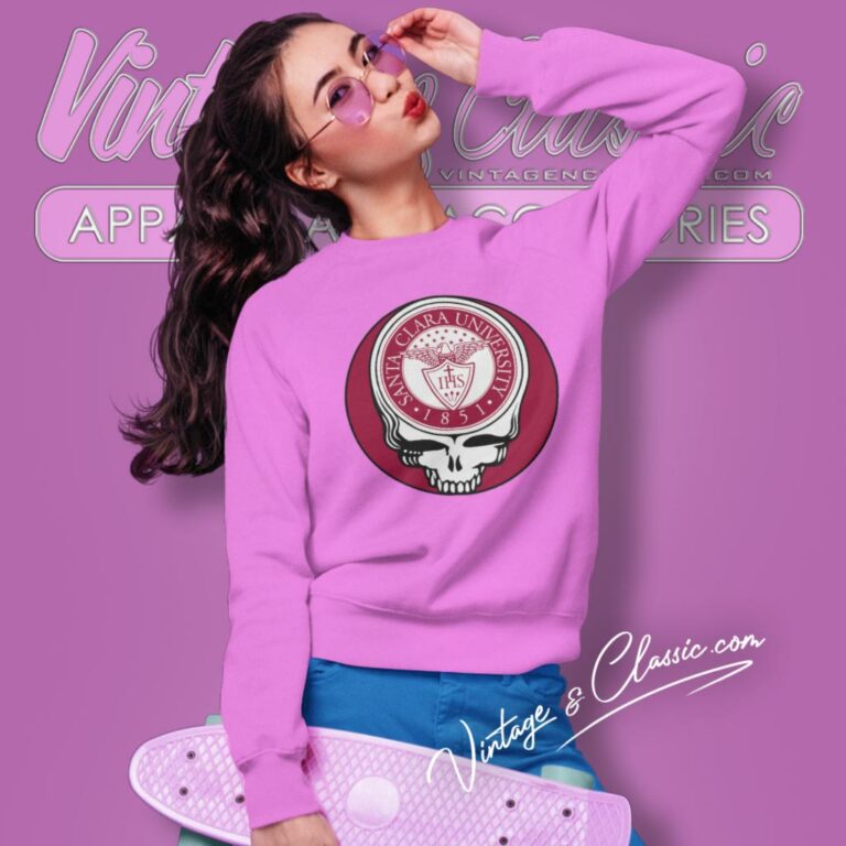 Santa Clara University Grateful Dead Steal Your Face Sweatshirt Santa Clara University Grateful Dead Steal Your Face Sweatshirt
