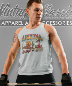 Santa Claus Arizona Cardinals Christmas Seasons Greetings Tank Top Racerback