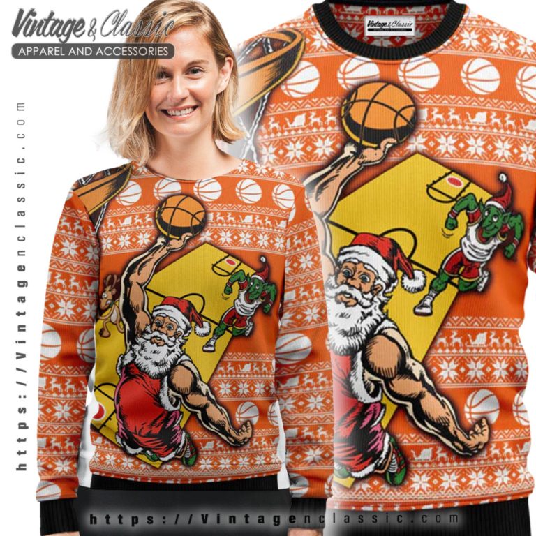 Santa Claus Basketball Ugly Christmas Sweater Ugly Sweater shirt Santa Claus Basketball Ugly Christmas Sweater Ugly Sweater shirt