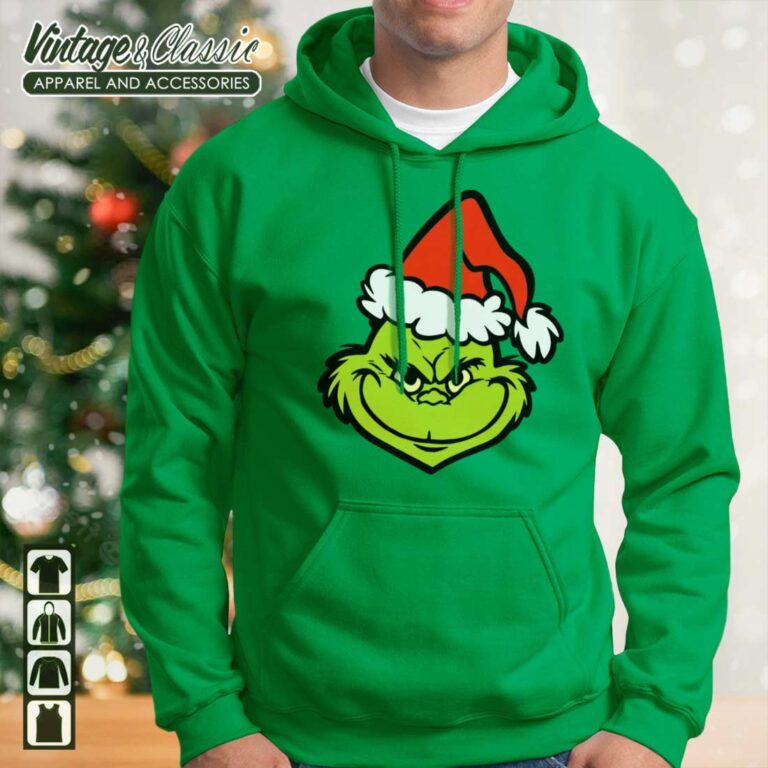 Santa Claus Grinch Christmas Shirt Hoodie Santa Claus Grinch Christmas Shirt Hoodie