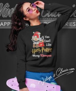 Santa Claus If You Dont Like Harry Potter Merry Kissmyass Sweatshirt