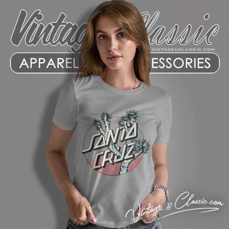 Santa Cruz Joshua Tree Women TShirt Santa Cruz Joshua Tree Women TShirt