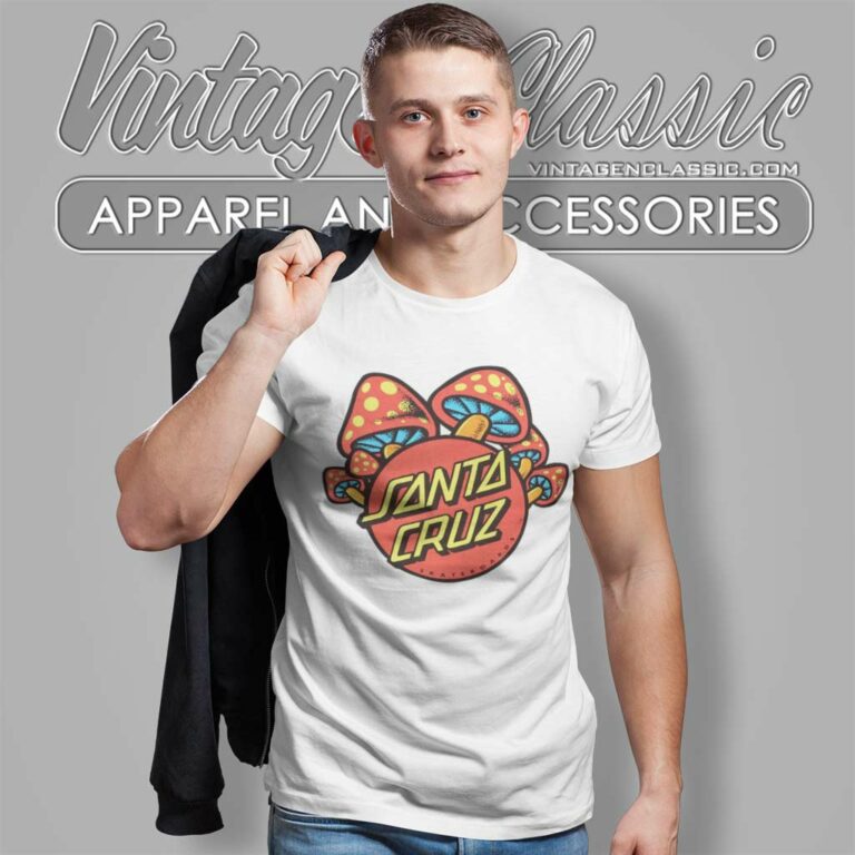 Santa Cruz Mushroom Polka Dot T Shirt Santa Cruz Mushroom Polka Dot T Shirt