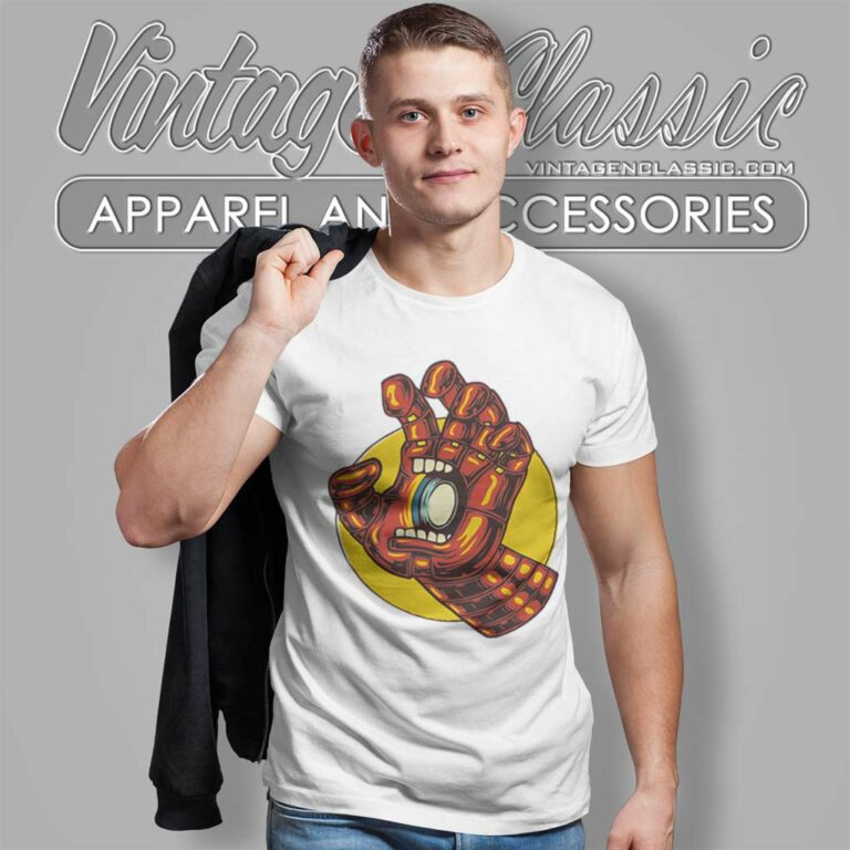 Santa Cruz X Iron Man Marvel T Shirt Santa Cruz X Iron Man Marvel T Shirt