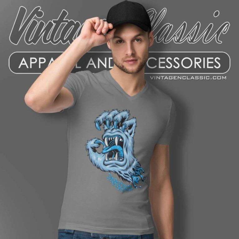 Santa Cruz Yeti V Neck TShirt Santa Cruz Yeti V Neck TShirt