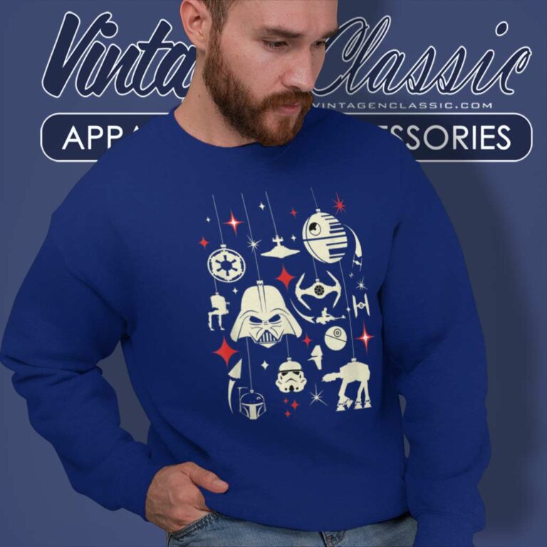 Santa Darth Galactic Empire Ornaments Star Wars Sweatshirt Santa Darth Galactic Empire Ornaments Star Wars Sweatshirt