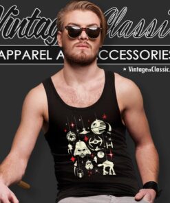 Santa Darth Galactic Empire Ornaments Star Wars Tank Top Racerback