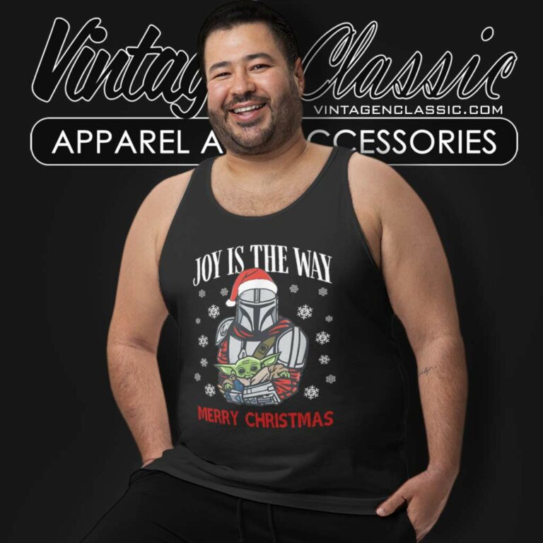 Santa Darth Vader Mandalorian Joy Is The Way Christmas Tank Top Racerback Santa Darth Vader Mandalorian Joy Is The Way Christmas Tank Top Racerback