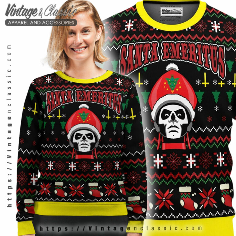 Santa Emeritus Papa Emeritus Ugly Sweater Ugly Sweater shirt Santa Emeritus Papa Emeritus Ugly Sweater Ugly Sweater shirt