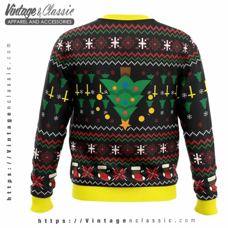 Santa Emeritus Papa Emeritus Ugly Sweater back Ugly Sweater Santa Emeritus Papa Emeritus Ugly Sweater back Ugly Sweater