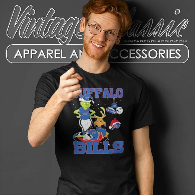Santa Grinch And Dog Buffalo Bills Christmas T Shirt Santa Grinch And Dog Buffalo Bills Christmas T Shirt