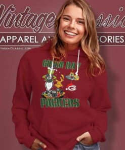 Santa Grinch And Dog Green Bay Packers Christmas Hoodie