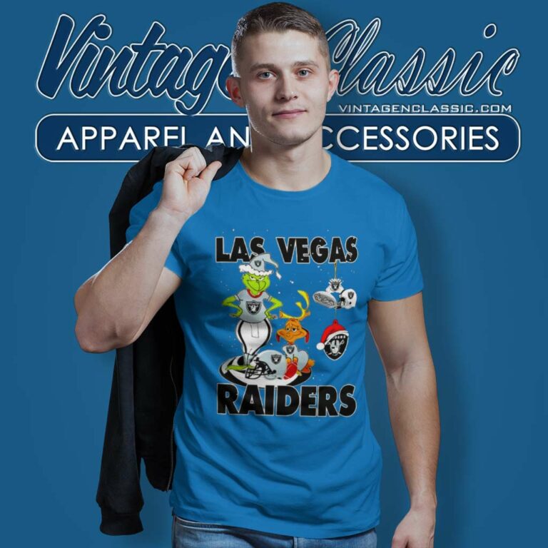 Santa Grinch And Dog Las Vegas Raiders Christmas T Shirt Santa Grinch And Dog Las Vegas Raiders Christmas T Shirt