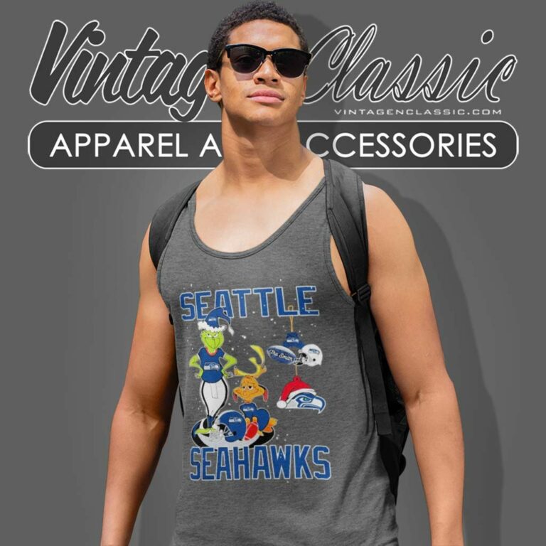 Santa Grinch And Dog Seattle Seahawks Christmas Tank Top Racerback 1 Santa Grinch And Dog Seattle Seahawks Christmas Tank Top Racerback 1
