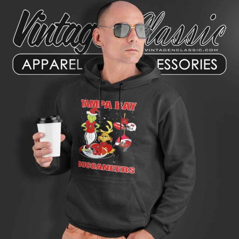 Santa Grinch And Dog Tampa Bay Buccaneers Christmas Hoodie Santa Grinch And Dog Tampa Bay Buccaneers Christmas Hoodie