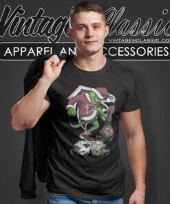 Santa Grinch Atlanta Falcons Stomp On Nfl Teams Christmas T Shirt
