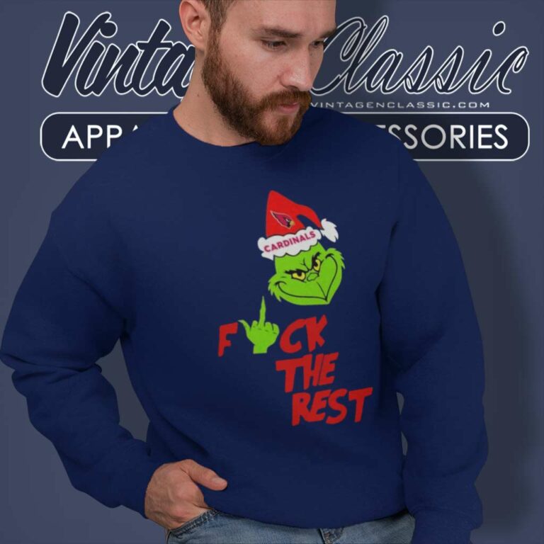 Santa Grinch Fuck The Rest Christmas Sweatshirt Santa Grinch Fuck The Rest Christmas Sweatshirt