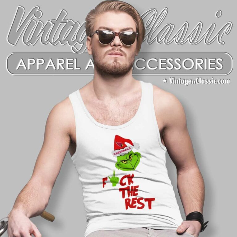 Santa Grinch Fuck The Rest Christmas Tank Top Racerback Santa Grinch Fuck The Rest Christmas Tank Top Racerback