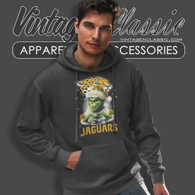 Santa Grinch Love Jacksonville Jaguars Christmas Hoodie Santa Grinch Love Jacksonville Jaguars Christmas Hoodie