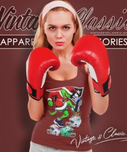 Santa Grinch New England Patriots Stomp On Nfl Teams Christmas Tank Top Racerback