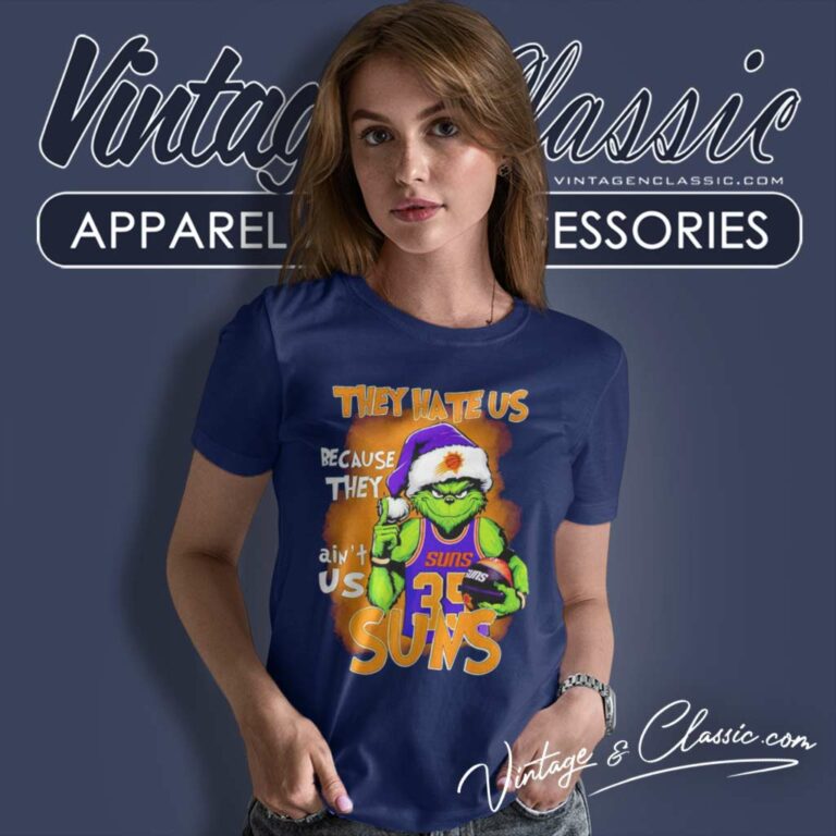 Santa Grinch Phoenix Suns Christmas Shirt They Hate Us Because Aint Us Women TShirt Santa Grinch Phoenix Suns Christmas Shirt They Hate Us Because Aint Us Women TShirt