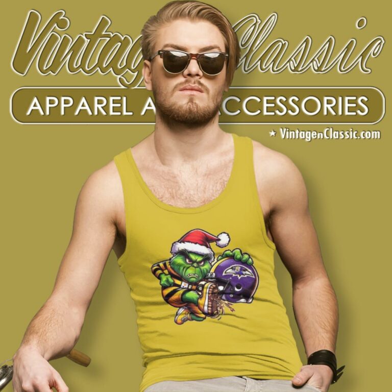 Santa Grinch Pittsburgh Steelers Shoot Baltimore Ravens Christmas Tank Top Racerback Santa Grinch Pittsburgh Steelers Shoot Baltimore Ravens Christmas Tank Top Racerback