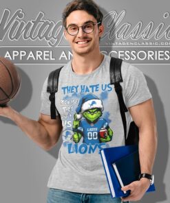 Grinch They Hate Us Because They Aint Us Detroit Lions Christmas Shirt 4 Santa Grinch They Hate Us Because They Aint Us Detroit Lions Christmas Shirt T shirt