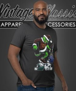 Santa Grinch Washington Commanders Stomp On Nfl Teams Christmas Shirt 4 Santa Grinch Washington Commanders Stomp On Nfl Teams Christmas T Shirt