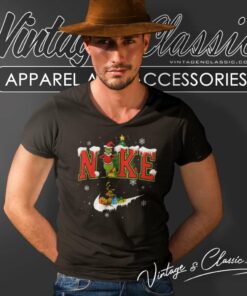 Santa Grinch X Nike Christmas V Neck TShirt