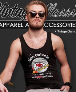Santa Snoopy To All And To Chiefs A Good Season Tank Top Racerback