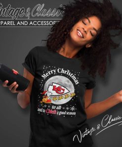 Santa Snoopy To All And To Chiefs A Good Season Women TShirt