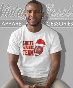 Santas Favorite Team 49ers Christmas T Shirt