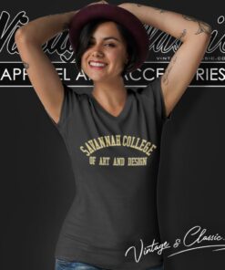 Savannah College Of Art And Design Shirt 5 Savannah College Of Art And Design V Neck TShirt