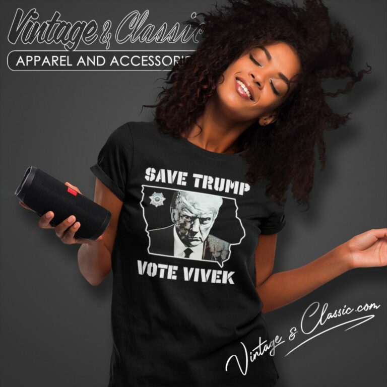 Save Trump Vote Vivek Iowa Map Women T Shirt Save Trump Vote Vivek Iowa Map Women T Shirt