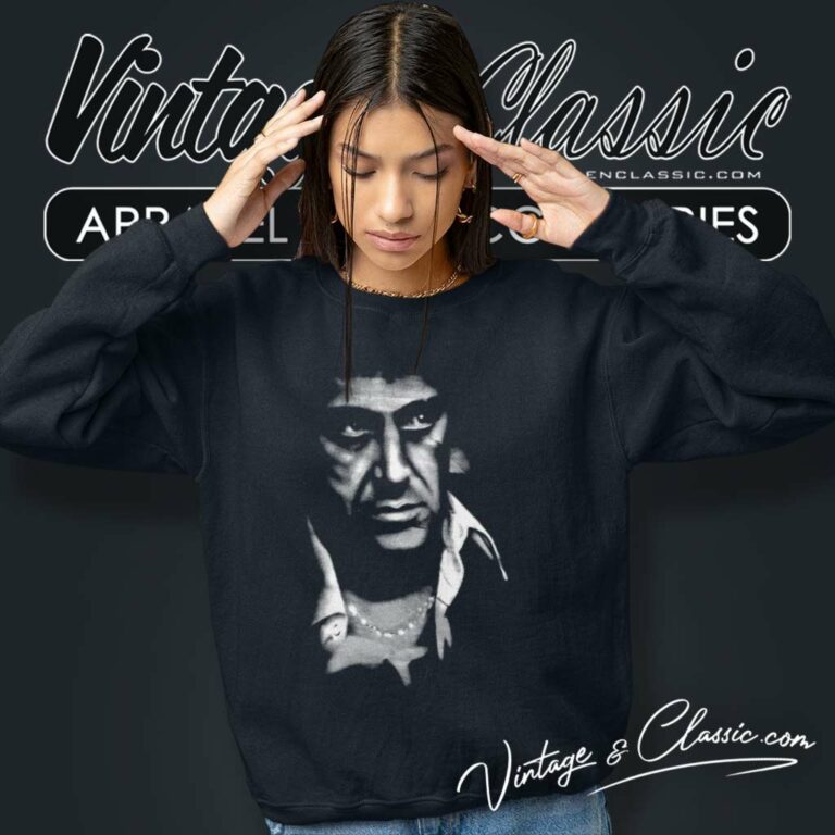 Scarface Antonio Tony Montana Al Pacino Sweatshirt Scarface Antonio Tony Montana Al Pacino Sweatshirt