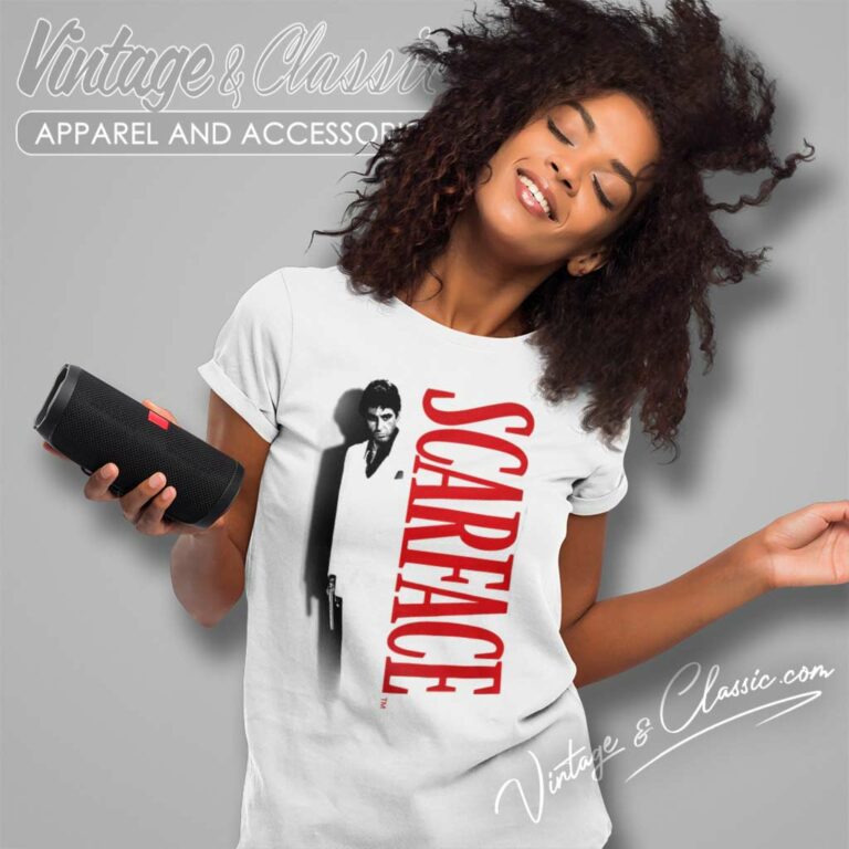 Scarface Shadow Gun Women TShirt Scarface Shadow Gun Women TShirt