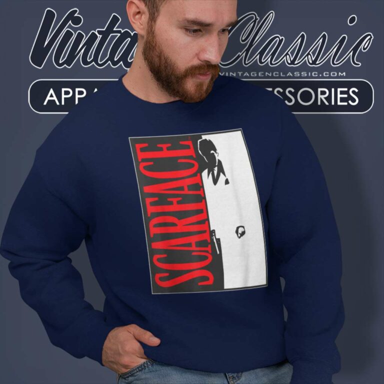 Scarface Shirt 1983 Crime Drama Film Sweatshirt Scarface Shirt 1983 Crime Drama Film Sweatshirt