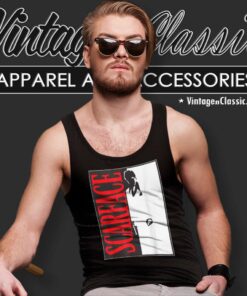 Scarface Shirt 1983 Crime Drama Film Tank Top Racerback