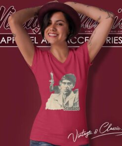 Scarface Shirt Y2k Scarface Movie V Neck TShirt