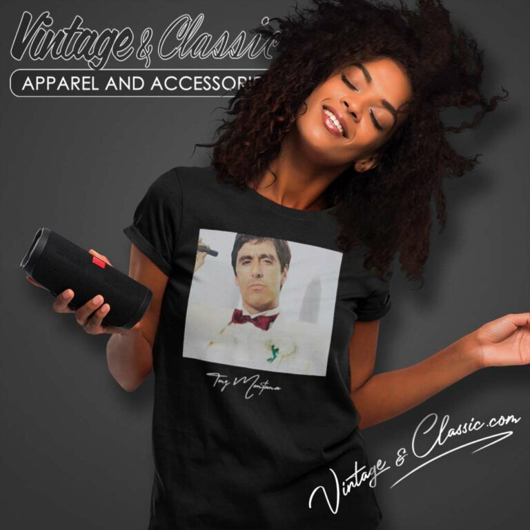 Scarface Tony Montana Logo Signature Women TShirt Scarface Tony Montana Logo Signature Women TShirt