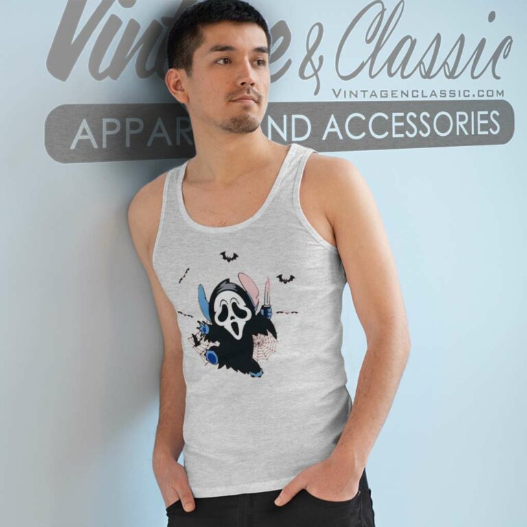 Scary Stitch Halloween Shirt Tank Top Racerback Scary Stitch Halloween Shirt Tank Top Racerback