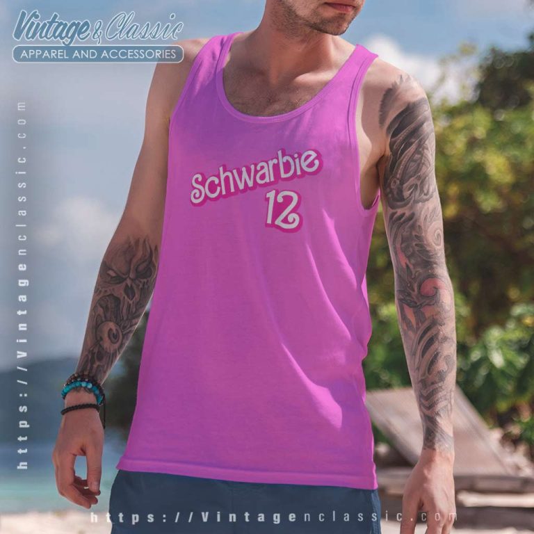Schwarbie 12 Pink Shirt Phillies Kyle Schwarber Tank Top Racerback Schwarbie 12 Pink Shirt Phillies Kyle Schwarber Tank Top Racerback