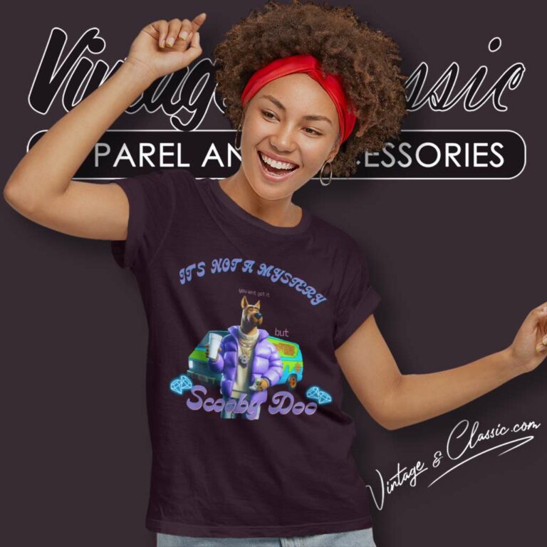 Scooby Doo Graphic Shirt Its Not A Mystery Women TShirt Scooby Doo Graphic Shirt Its Not A Mystery Women TShirt