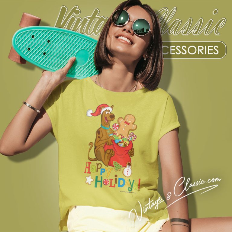 Scooby Doo Happy Holidays Women T Shirt Scooby Doo Happy Holidays Women T Shirt