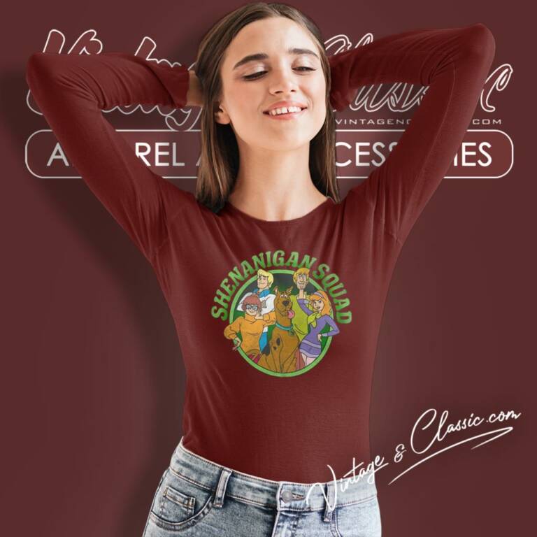 Scooby Doo Shenanigan Squad St Paddys Day Long Sleeve Tee Scooby Doo Shenanigan Squad St Paddys Day Long Sleeve Tee