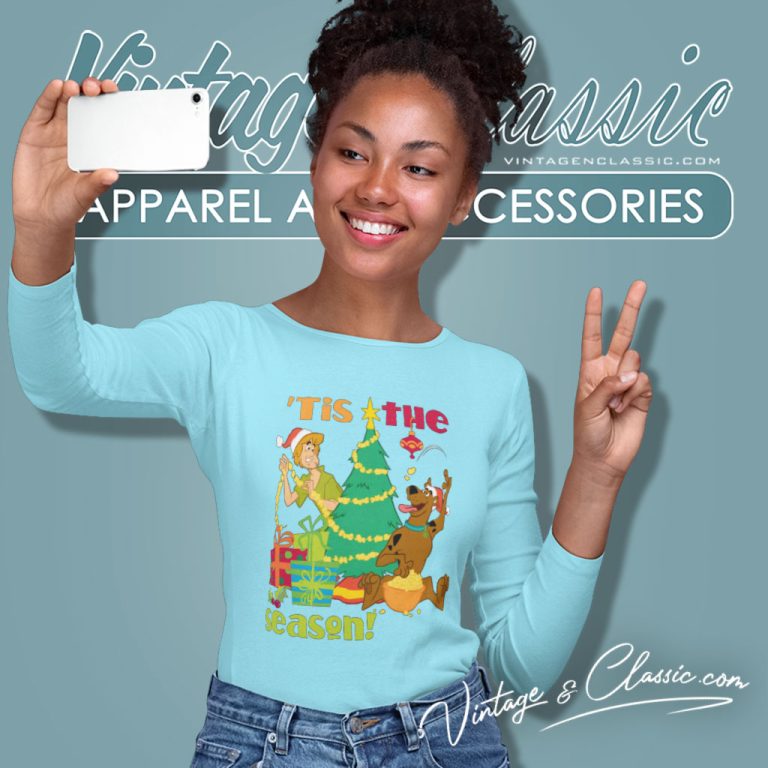 Scooby Doo Tis The Season Long Sleeve Tee Scooby Doo Tis The Season Long Sleeve Tee