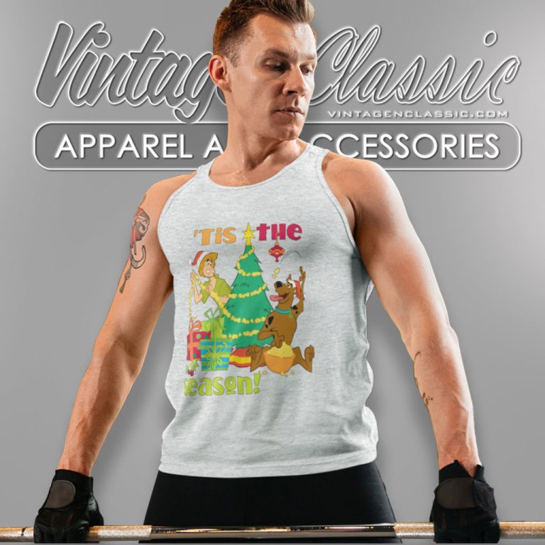 Scooby Doo Tis The Season Tank Top Racerback Scooby Doo Tis The Season Tank Top Racerback