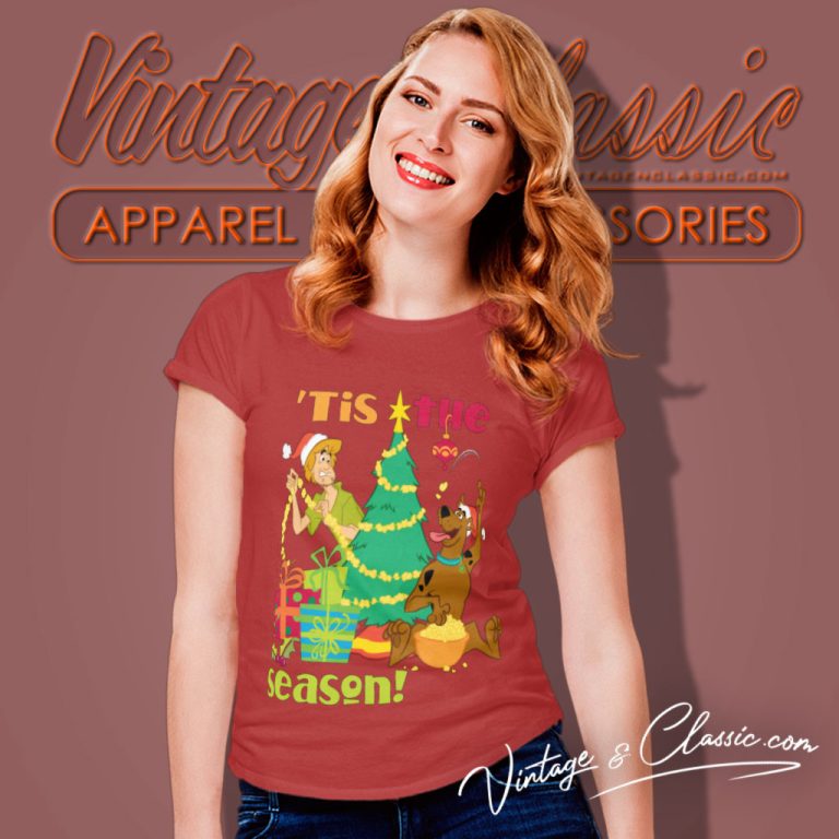 Scooby Doo Tis The Season Women T Shirt Scooby Doo Tis The Season Women T Shirt