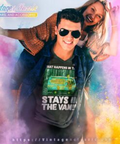 Scooby Doo What Happens In The Van Stays In The Van V Neck TShirt