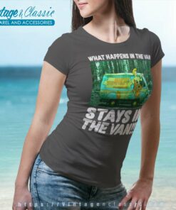 Scooby Doo What Happens In The Van Stays In The Van Women TShirt